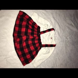 Plaid Overall dress from Carters